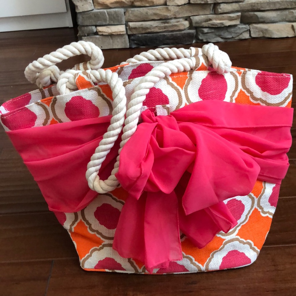 Mud Pie Beach Tote